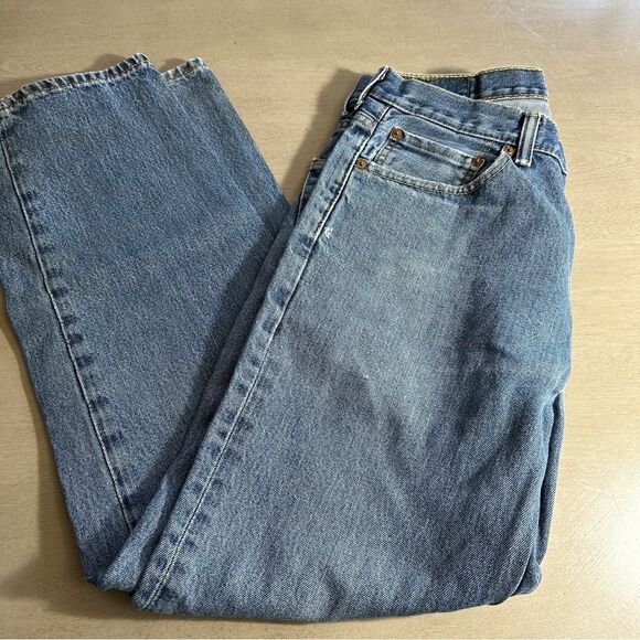 LEVI STRAUSS‎ 550 MEDIUM WASH MEN'S DENIM JEANS - 34/32 - Picture 10 of 16
